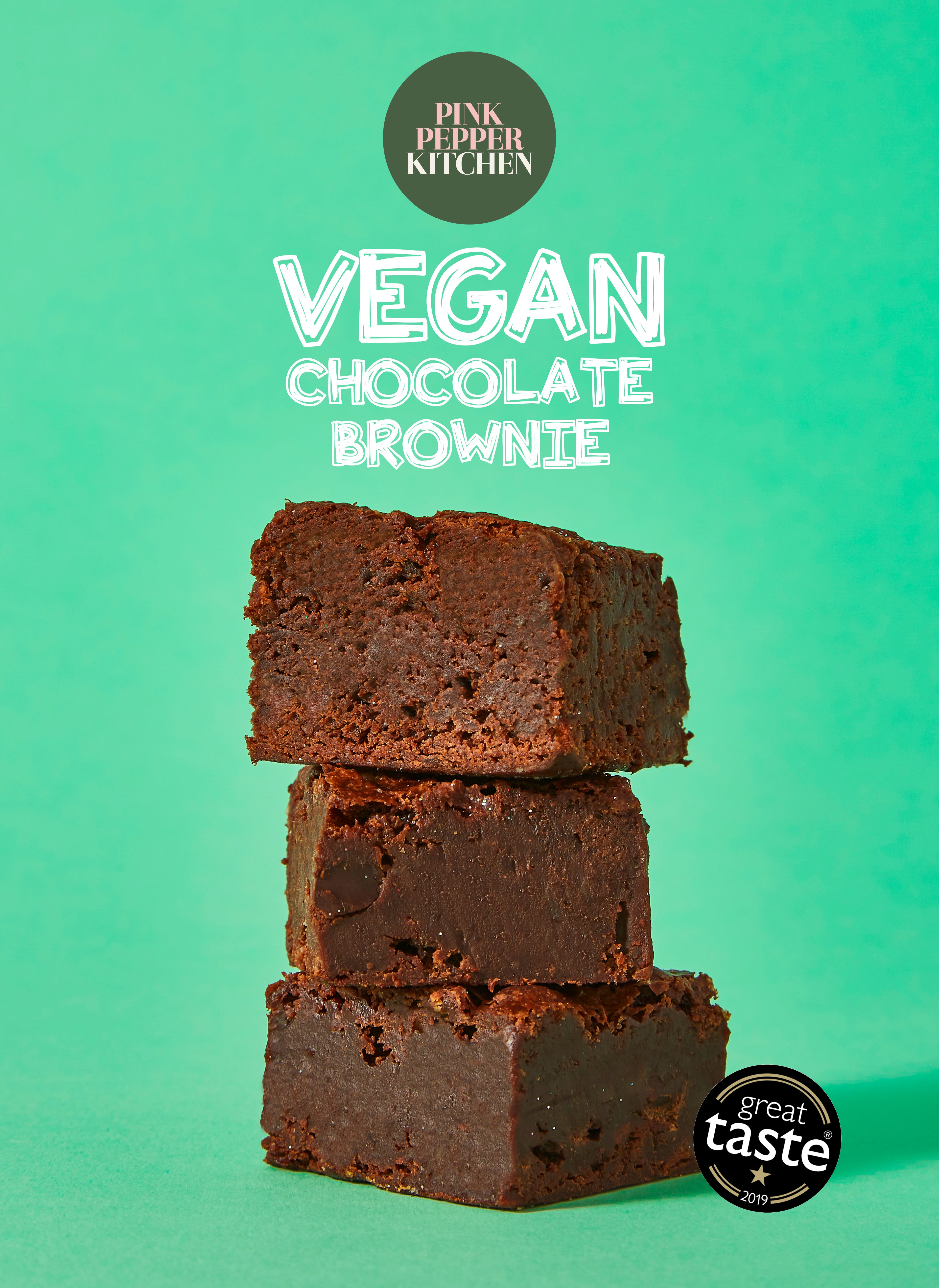 Pink Pepper Kitchen - Vegan Chocolate Brownie