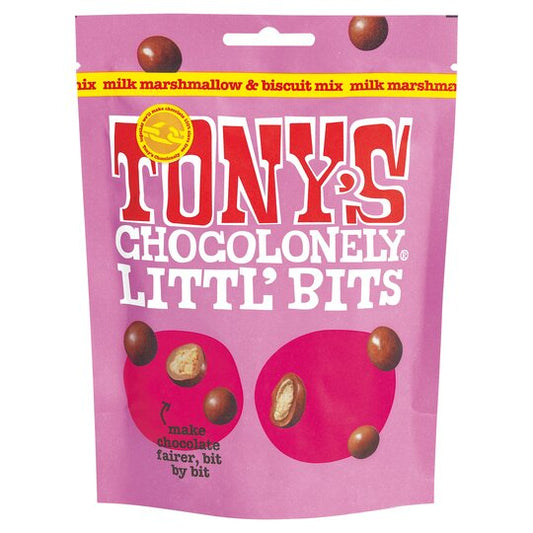 Tonys Chocolonely - Littl'Bits FairTrade S'mores Marshmallow and Biscuit