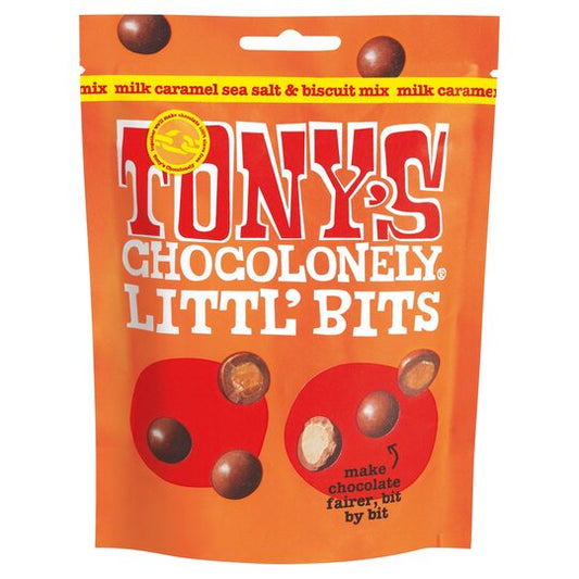 Tonys Chocolonely - Littl'Bits FairTrade Milk Caramel Sea Salt