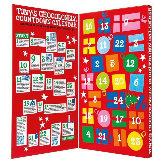 Tonys Chocolonely - Countdown Calendar Fairtrade UK // Stores Supply // Tony's Chocolonely