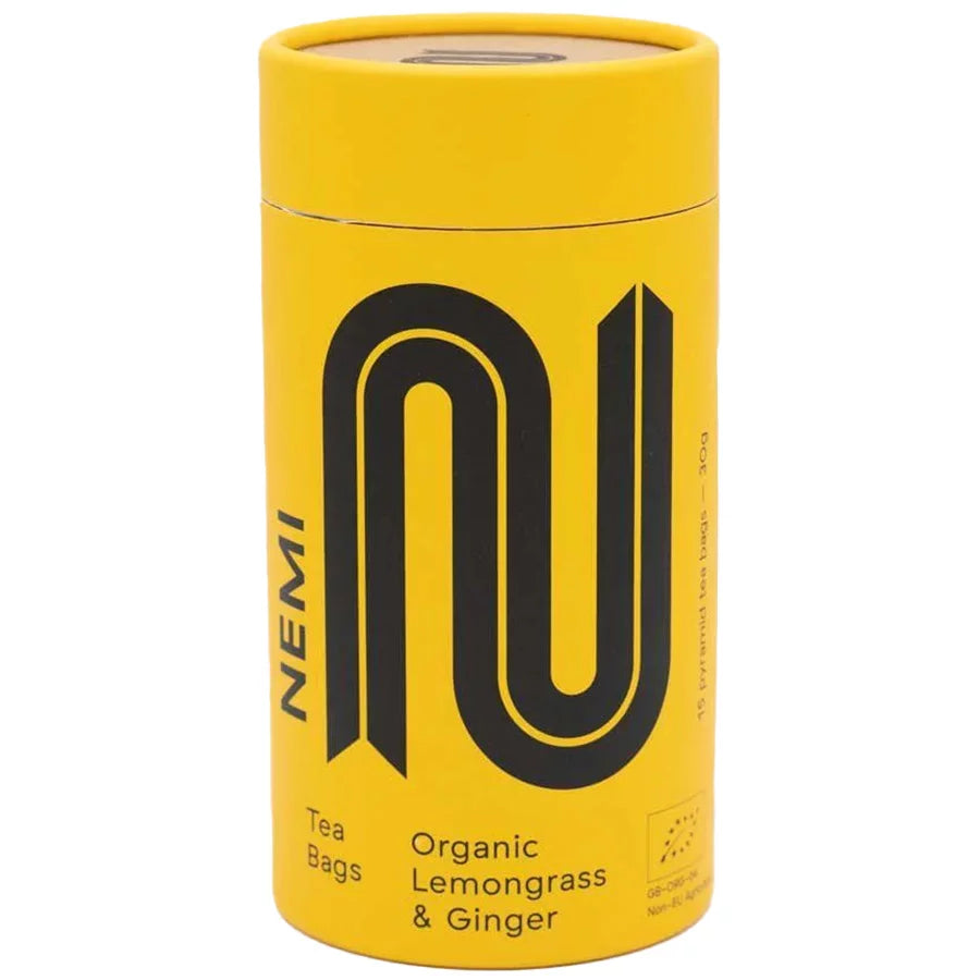 NemI Teas - Lemongrass & Ginger Tea Bags (Retail 12 Tubes) – Stores Supply