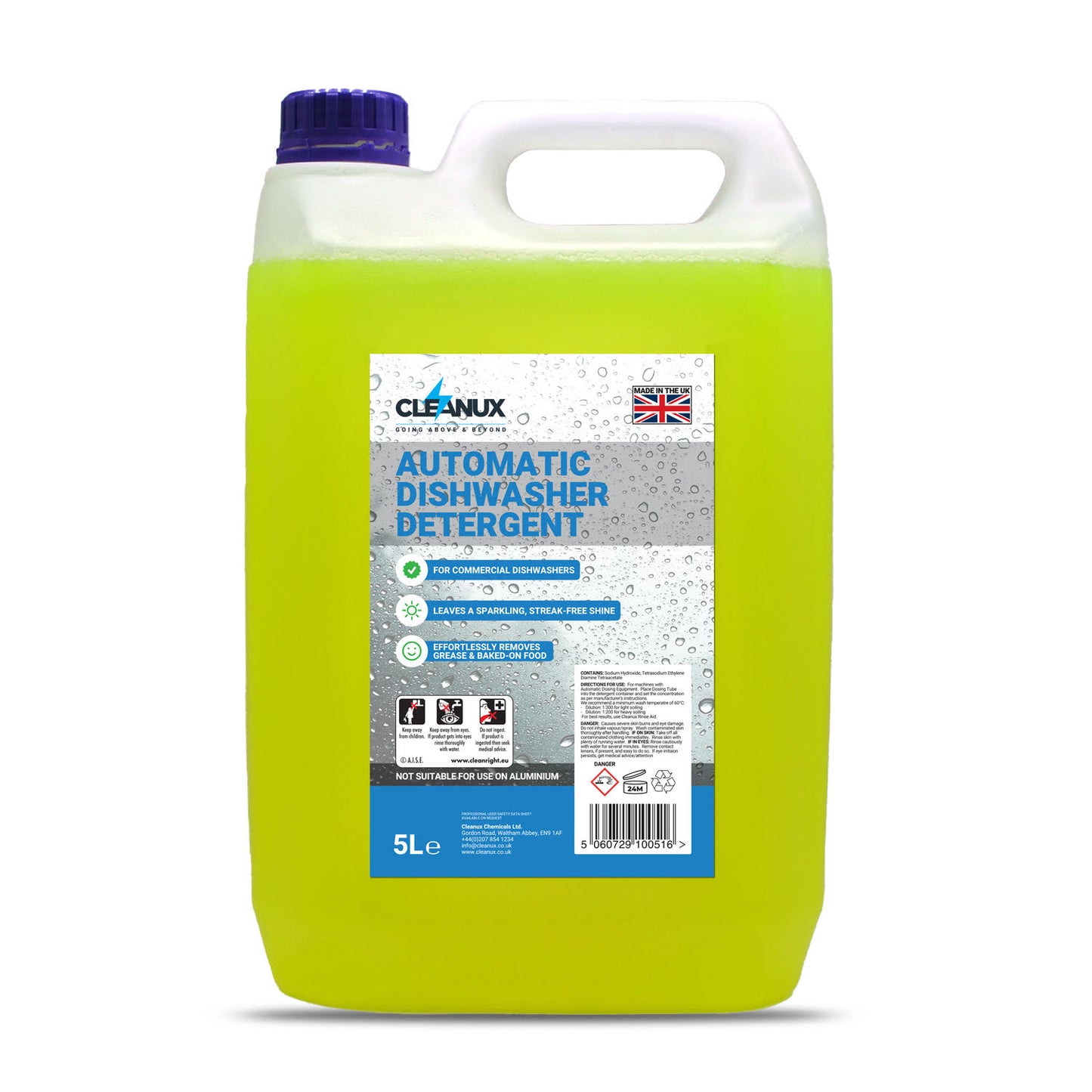 CLEANUX - DISHWASHER DETERGENT - 5L