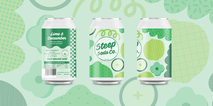 Steep Soda Co - Lime Cucumber