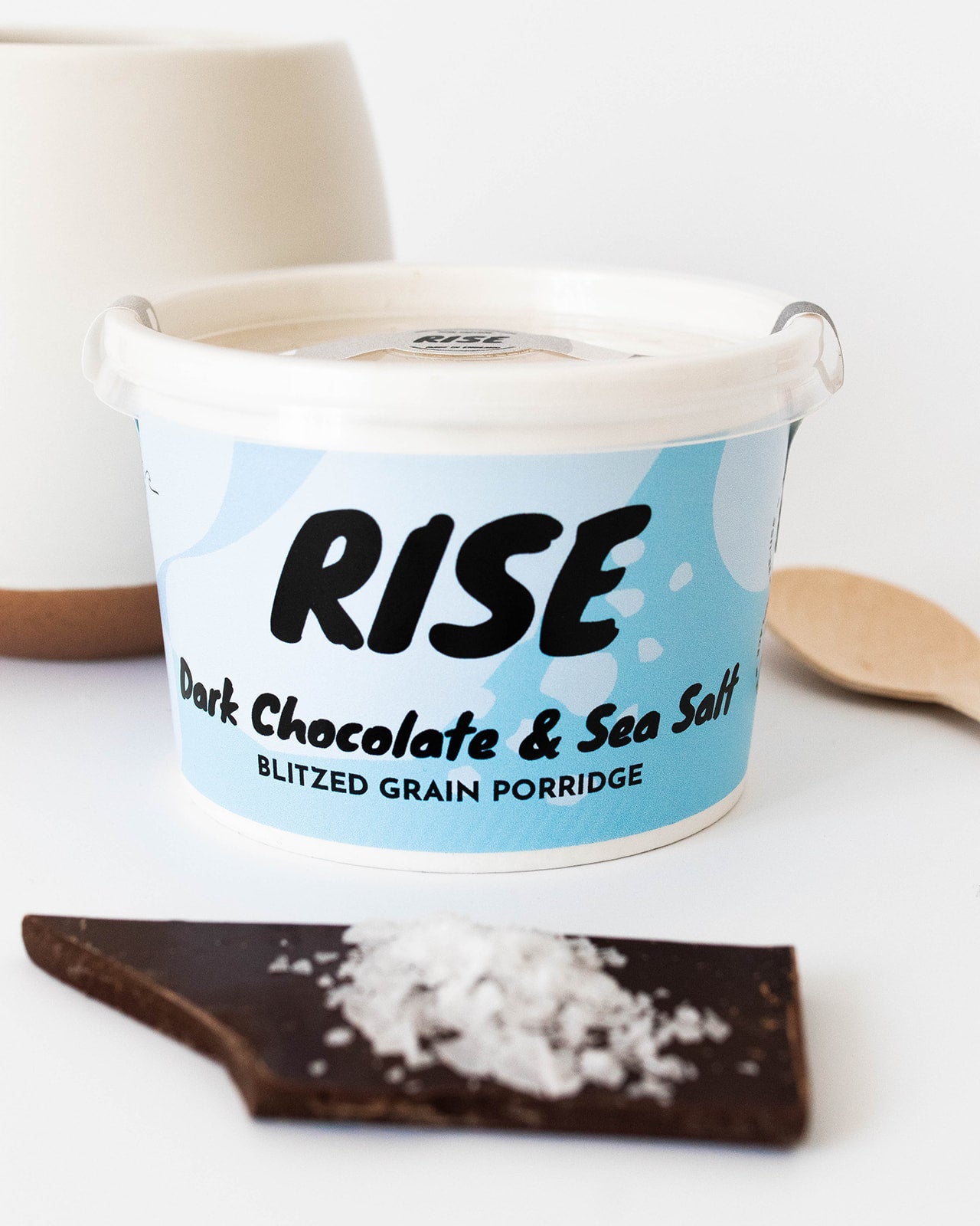 RISE - Dark Chocolate & Sea Salt Blitzed Grain Porridge // Stores Supply // Rise