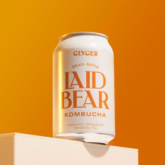 Laid Bear Kombucha - Ginger Cans