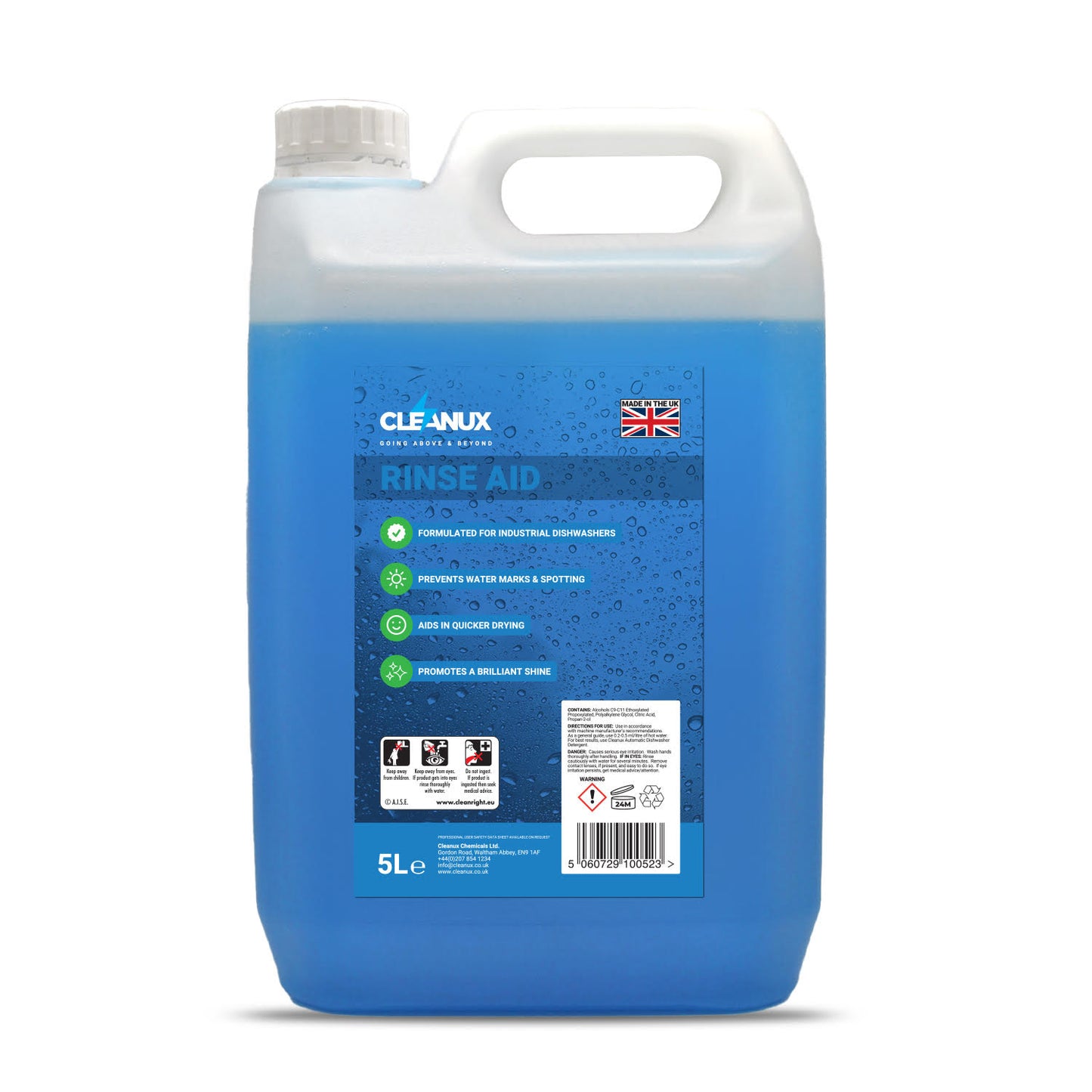 CLEANUX - RINSE AID - 5L