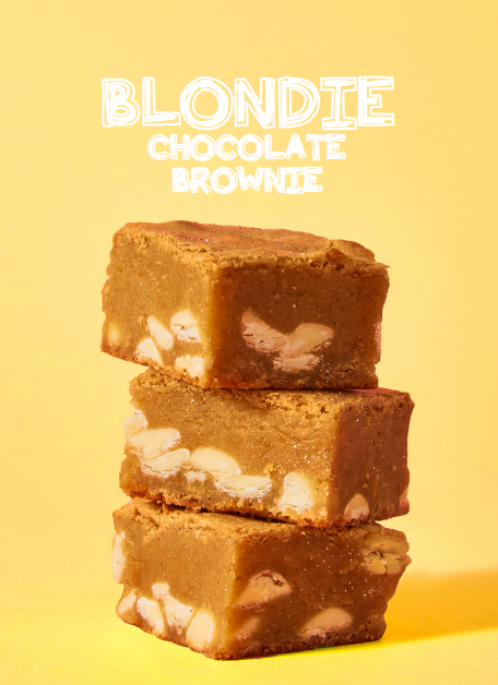 Pink Pepper Kitchen - White Chocolate Blondie