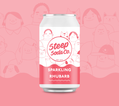 Steep Soda Co - Rhubarb *Limited Release*