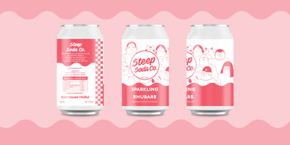 Steep Soda Co - Rhubarb *Limited Release*