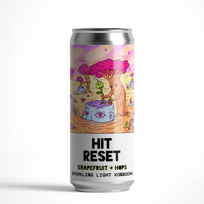 Counter Culture - Hit Reset // Grapefruit + Hops Sparkling Light Kombucha