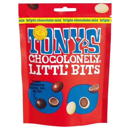 Tonys Chocolonely - Littl'Bits FairTrade Tripple Choc Mix