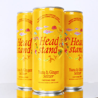 New Headstand - Coffee Leaf Seltzer Yuzu & Ginger