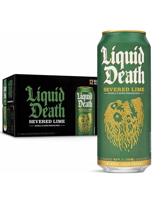 Liquid Death - Sparkling Mountain Water - Severed Lime (12 x 500ml)