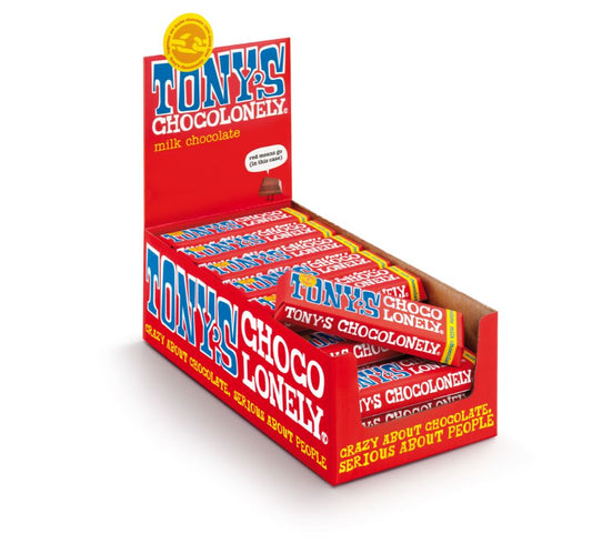 Tonys Chocolonely - Fairtrade Milk Chocolate // Stores Supply // Tony's Chocolonely