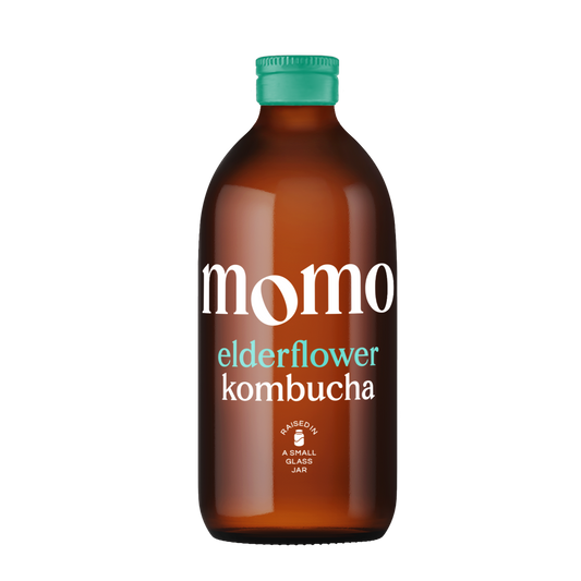 Momo Kombucha - Organic Elderflower Kombucha