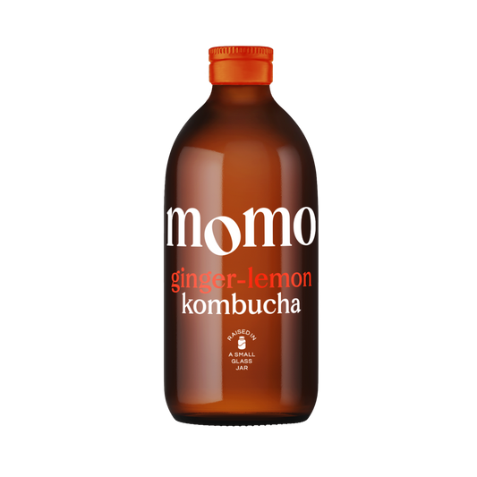 Momo Kombucha - Organic Ginger - Lemon Kombucha