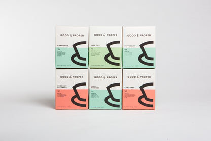 Good And Proper Tea - Retail Boxes // Stores Supply // Good and Proper