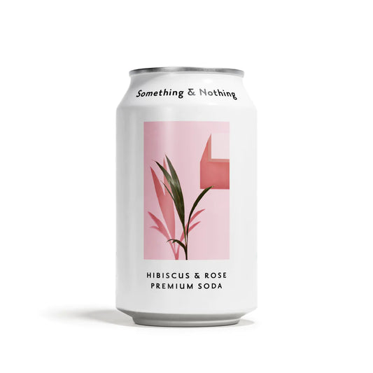 Something & Nothing - Hibiscus & Rose Premium Sodas