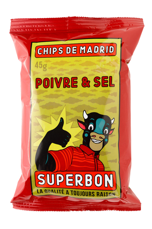 Super Bon Chips - Poivre & Sel - 36 Packs // Stores Supply // SuperBon